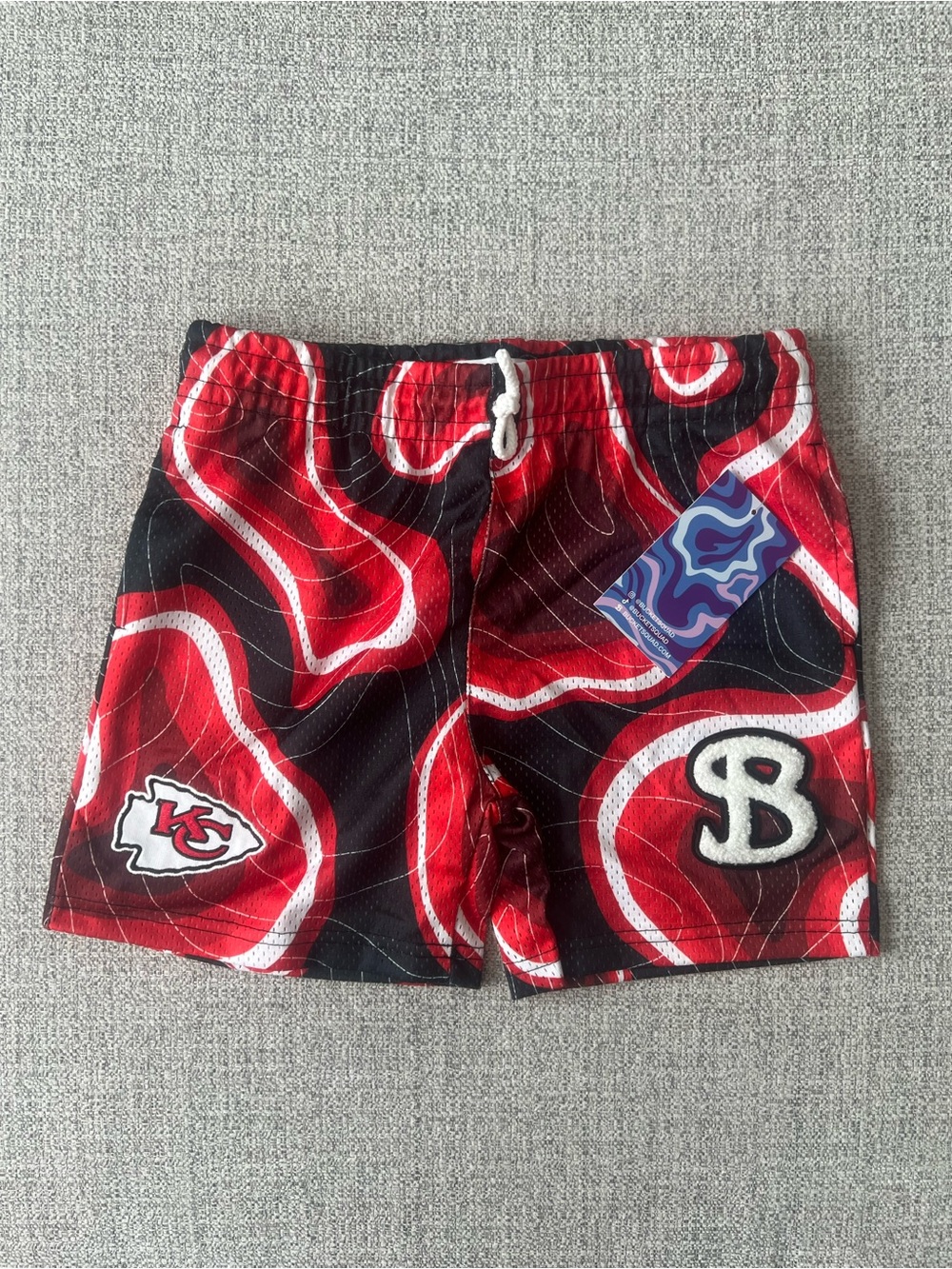 Bucketsquad Kansas City Chiefs Weatherman Shorts - YL